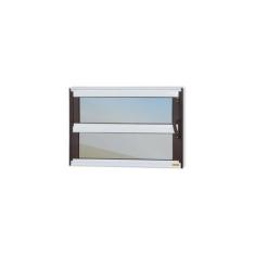 Imagem de Janela de Alumínio Basculante 40x40cm Vidro Espelhado Elite Brimak