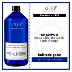Imagem de Keune 1922 Refreshing Tamanho Profissional - Shampoo 1L