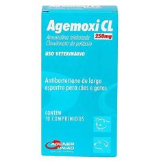 Imagem de Agemoxi Agener União CL 250mg - 10 comprimidos