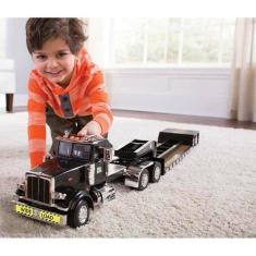 Imagem de Miniatura Caminhão Trailer Tomy Ertl Peterbilt 367 Esc  1-16