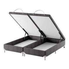 Imagem de Base Box Baú Bipartido Queen Spubio Incofal 158x198x40cm, Baú Bipartid