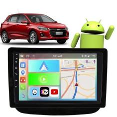 Imagem de Kit multimidia android 9" onix 20/24 car play - E-Carplay, Preto