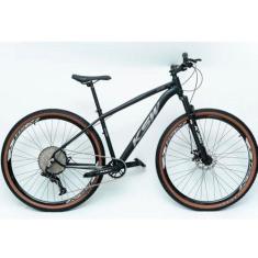 Imagem de Bicicleta Aro 29 Bike Ksw Mtb 12v Marchas K7 11-50 Quadro em Alumínio 6061 (Preto/Prata, 17)
