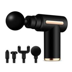 Imagem de Massageador Corporal Elétrico Pistola Usb Portátil 4 Em 1 - DRAIK