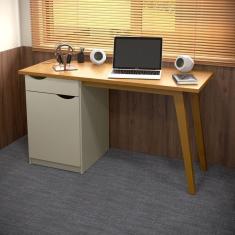 Imagem de Escrivaninha Prism Off White/cinamomo - Patrimar