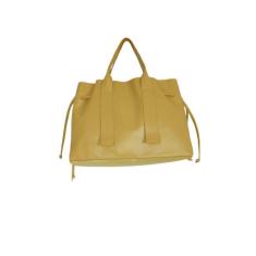 Imagem de Bolsa Feminina De Couro Carnal Zup Cor Amarelo