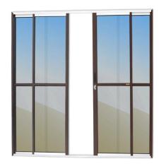 Imagem de Porta De Correr 4 Folhas Super Vidro Reflex 210cm X 200cm Bri