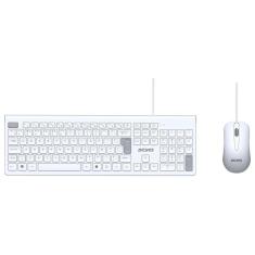 Imagem de Kit Soft Pcyes com Teclado ABNT2 + Mouse USB, Branco - PCOSF2W