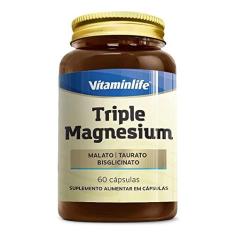 Imagem de Vitaminlife Triple Magnesium 260Mg (Malato + Taurato + Bisglicinato) 60 Cáps