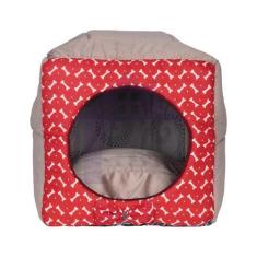 Imagem de Cama Iglu E Toca Para Cachorro Vemelho Super Luxo G - Minha Cazza