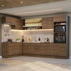 Imagem de Armário De Cozinha Completa De Canto 499cm Rustic Stella Madesa 02 Rustic