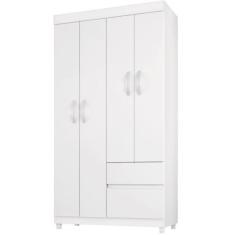 Imagem de Guarda-Roupa Demóbile Lotus Solteiro Infantil 4 Portas 2 Gavetas Flex