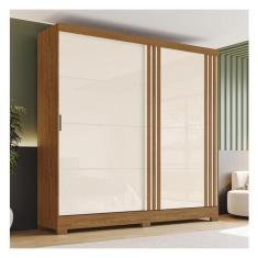 Imagem de Guarda Roupa Solteiro Ambiente B352 Nature Off White - Briz Móveis