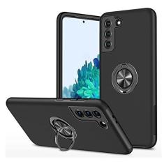 Imagem de Capa à prova de choque para Samsung Galaxy S21 Plus S21FE A51 A71 A50 A12 A13 A22 A32 A52 A71 A21s M51 Note 20 Ultra Ring Cover, preto, para A42 5G