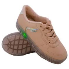 Imagem de Tênis Infantil Meninas Casual Molekinha Com Luzes Led Macio 2558 201-Feminino