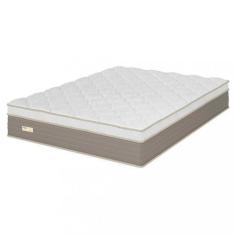 Imagem de Colchão Queen 158cm Molas Ensacadas Ferrara Umaflex, Bege/ Branco