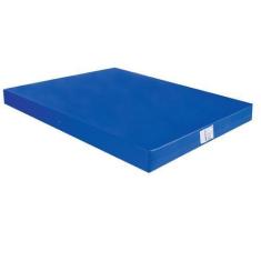 Imagem de Colchão Viúva Hospitalar Impermeável Espuma D28 Tecido Sintético Azul 