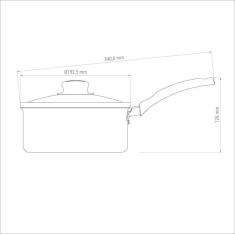 Imagem de Panela Ø 18 Cm Com Revestimento Em Antiaderente Tramontina