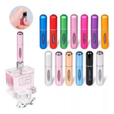 Imagem de Kit 50 Mini Frasco Perfume Tubo Recarregável Spray P/ Viagem Bolso 5ml