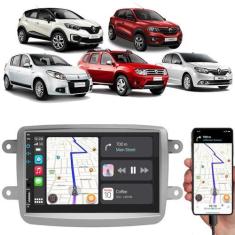 Imagem de Kit Multimídia Carplay Logan Duster Sandero 7 Pol MP5 Touch-screen + C