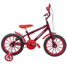 Imagem de Bicicleta Aro 16 Infantil Masculina Vermelha