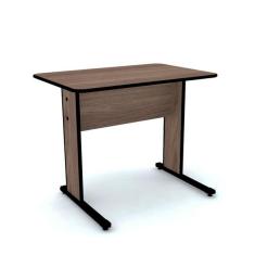 Imagem de Mesa P/ Escrit rio 92x61 Pandin Maxxi - Walnut/preto