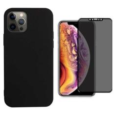 Imagem de Capa Capinha Para iPhone 12 Pro + Película Privacidade