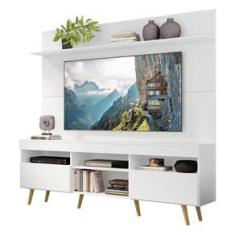 Imagem de Rack Com Painel Tv 65 Retrô e Prateleira /natural