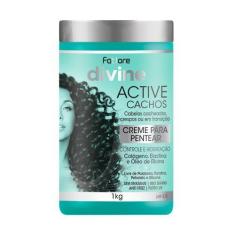 Imagem de Creme para Pentear Fattore Divine Active Cachos Cabelos Cacheados, Cre