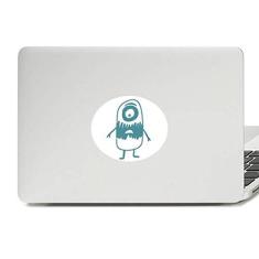 Imagem de Adesivo de vinil com emblema de criatura alienígena monstro alienígena do universo para laptop