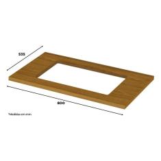 Imagem de Tampo Para Balcão Cooktop 80cm Nature - Henn