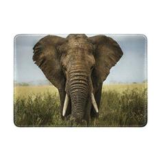 Imagem de My Daily Elephant capa protetora de couro para passaporte