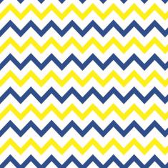 Imagem de Papel De Parede Lavável Chevrons  Azuis E s 18M