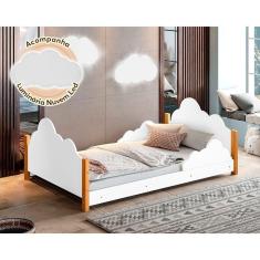 Imagem de Cama Infantil Montessoriana Cristal Branca E Amêndoa Branco