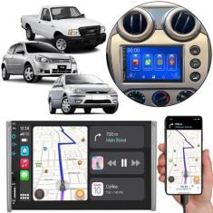 Imagem de Kit Multimídia Carplay Ford Ranger F-250 2000 A 2012 7 Pol MP5 + Câmer