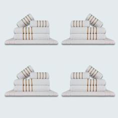 Imagem de Jogo De Toalhas 20 Pçs Coleção Montreal 100% Algodão Branco