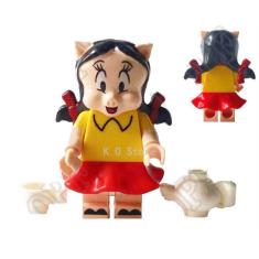 Imagem de Boneco Blocos De Montar Looney Petunia Pig Space Jam