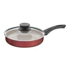 Imagem de Frigideira Reta Alum 22cm  Tampa Tramontina 20144722