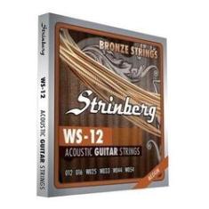 Imagem de Encordoamento Cordas Violão Aço Strinberg 012 Ws12