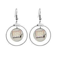 Imagem de Graffiti Street Culture Boy Hip Hop Brincos pendentes Joias Círculo de gota