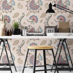 Imagem de Papel de Parede Adesivo Infantil Comércio N02282 Rolo de 0,58x3,00M