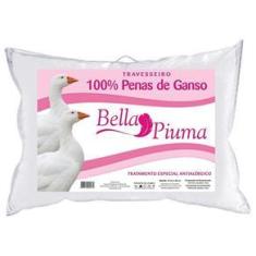 Imagem de Travesseiro Bella Piuma 100% Penas de Ganso C/ Revestimento 100% Em Algodão 5001BP Daune