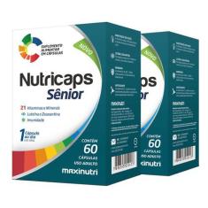 Imagem de Kit 02 Nutricaps Sênior Polivitaminico Imunidade 60 Capsulas - Maxinut