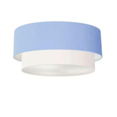 Imagem de Plafon Duplo Cilíndrico Md-3063 55X50cm Bivolt Azul Branco
