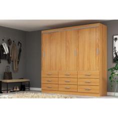 Imagem de Guarda Roupa Isabela Casal 3 Portas 9 Gavetas Evidencia - Evidencia Mo