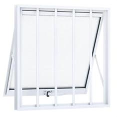 Imagem de Janela Maxiar Esquadrias Brasil Vetx 55x55 Grade Branco [F123]
