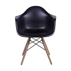 Imagem de Poltrona Dkr Eames Polipropileno Base Eiffel Madeira 