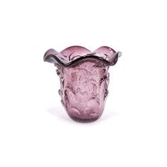 Imagem de VASO DE VIDRO ROXO MURANO 15CM X 14CM