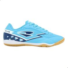 Imagem de Tênis Futsal Indoor Adulto Dray Celeste/Marinho