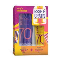 Imagem de Kit Protetor Corporal Ricosol Fps70 180Gr + Facial Fps70 50 Gr
